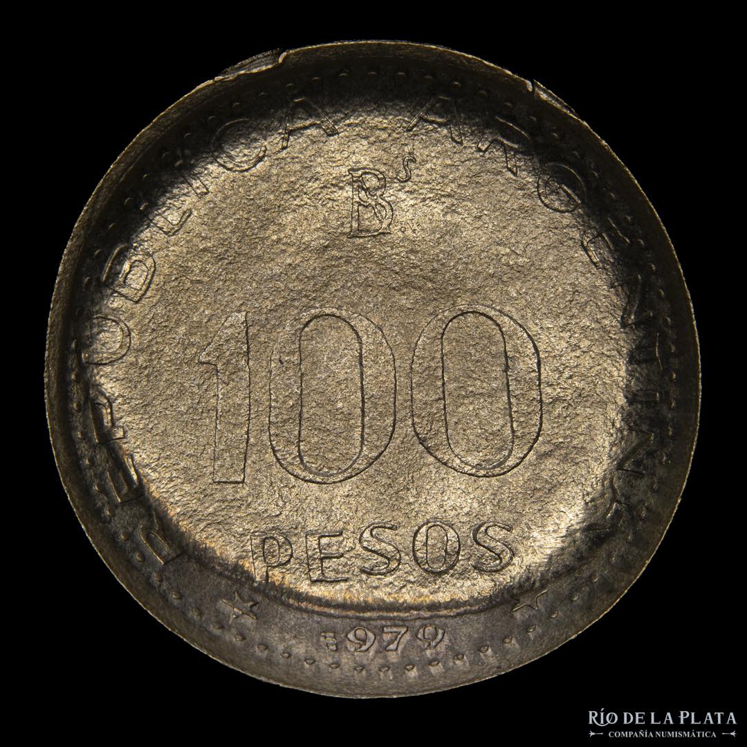 Argentina. Error. 100 Pesos 1979. Tapa de ... 