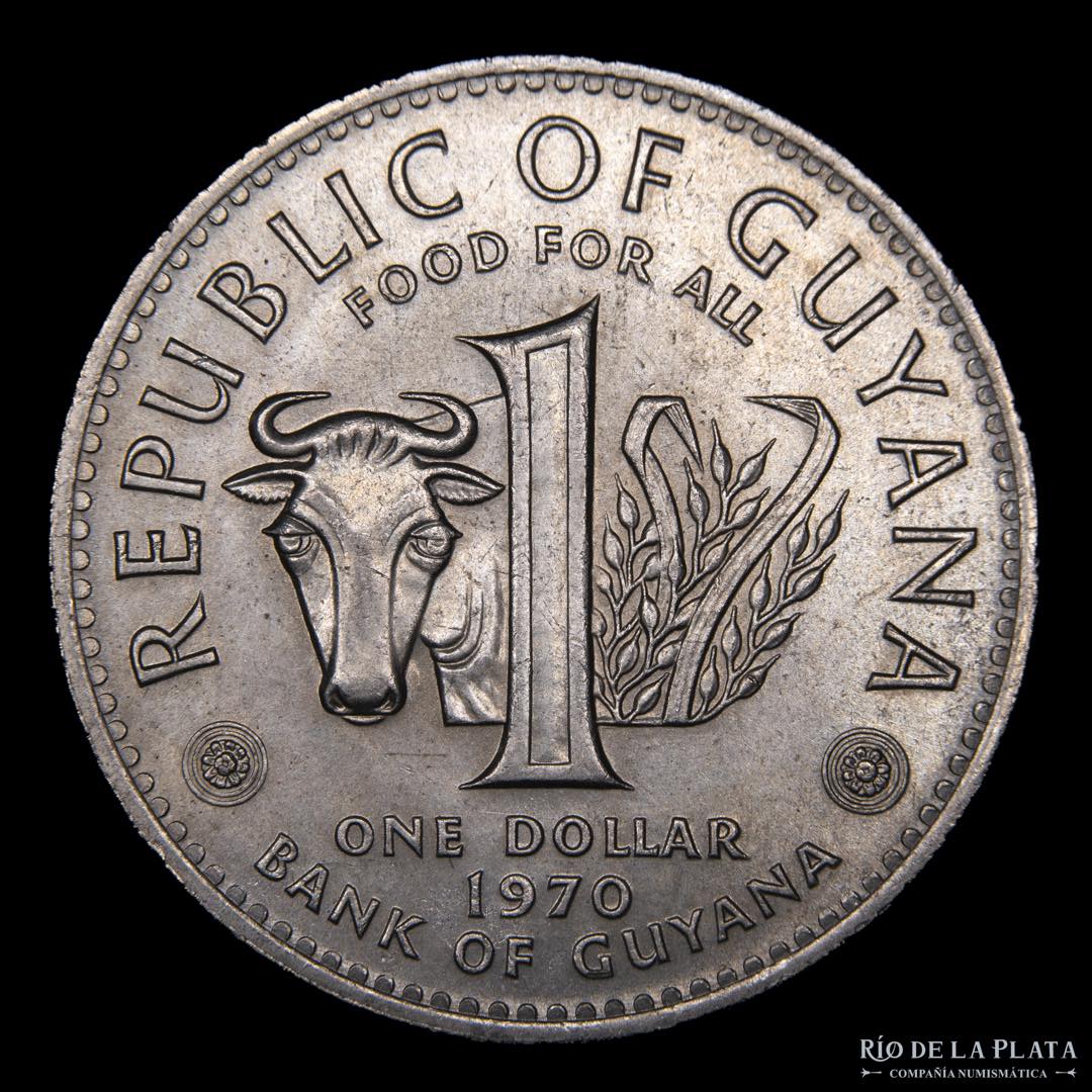 Guyana. 1 Dollar 1970. ... 