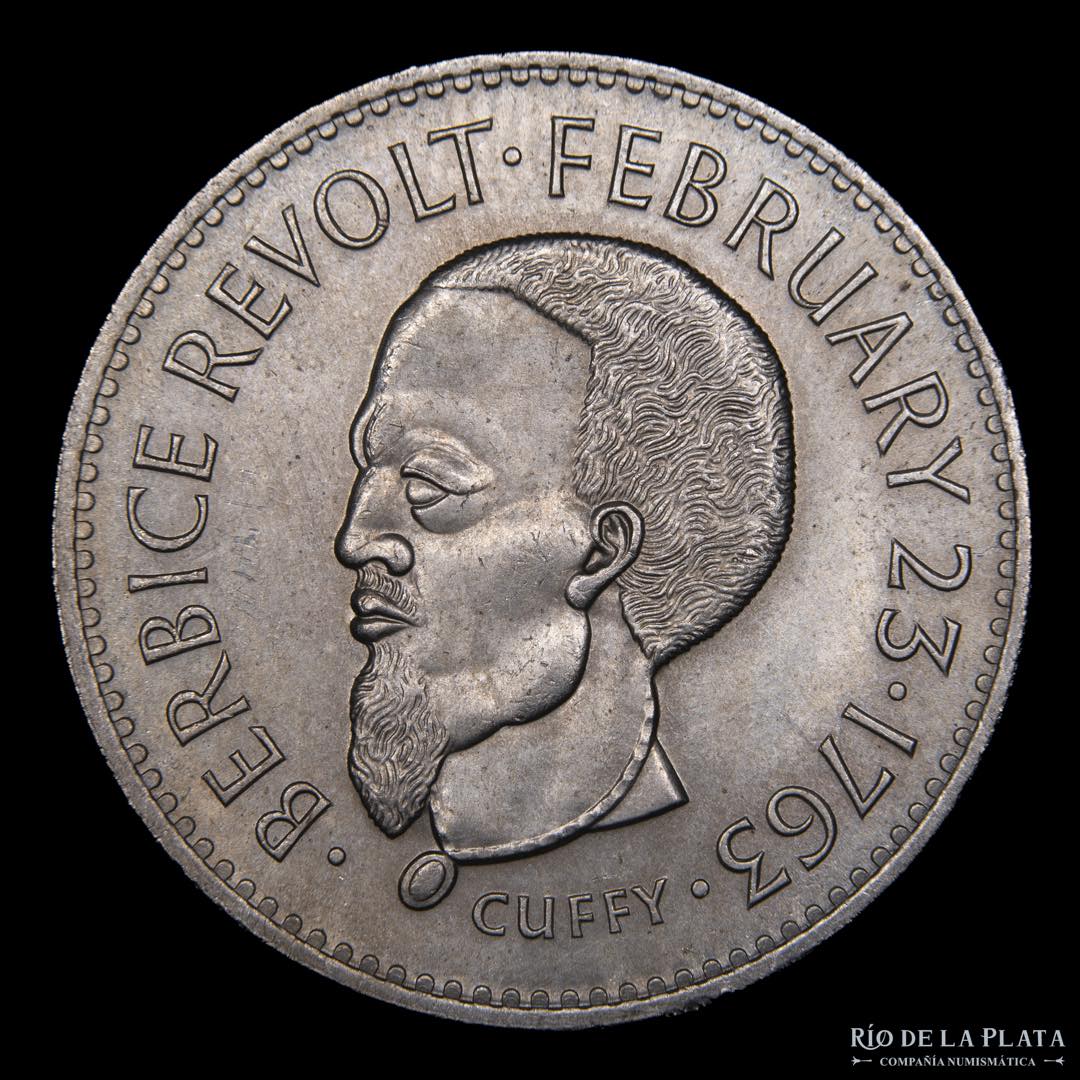 Guyana. 1 Dollar 1970. Cu-Ni; 35.5 mm; ... 
