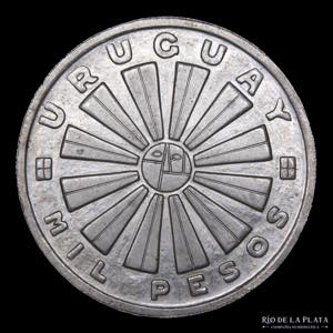 Uruguay. 1000 Pesos 1969 ... 