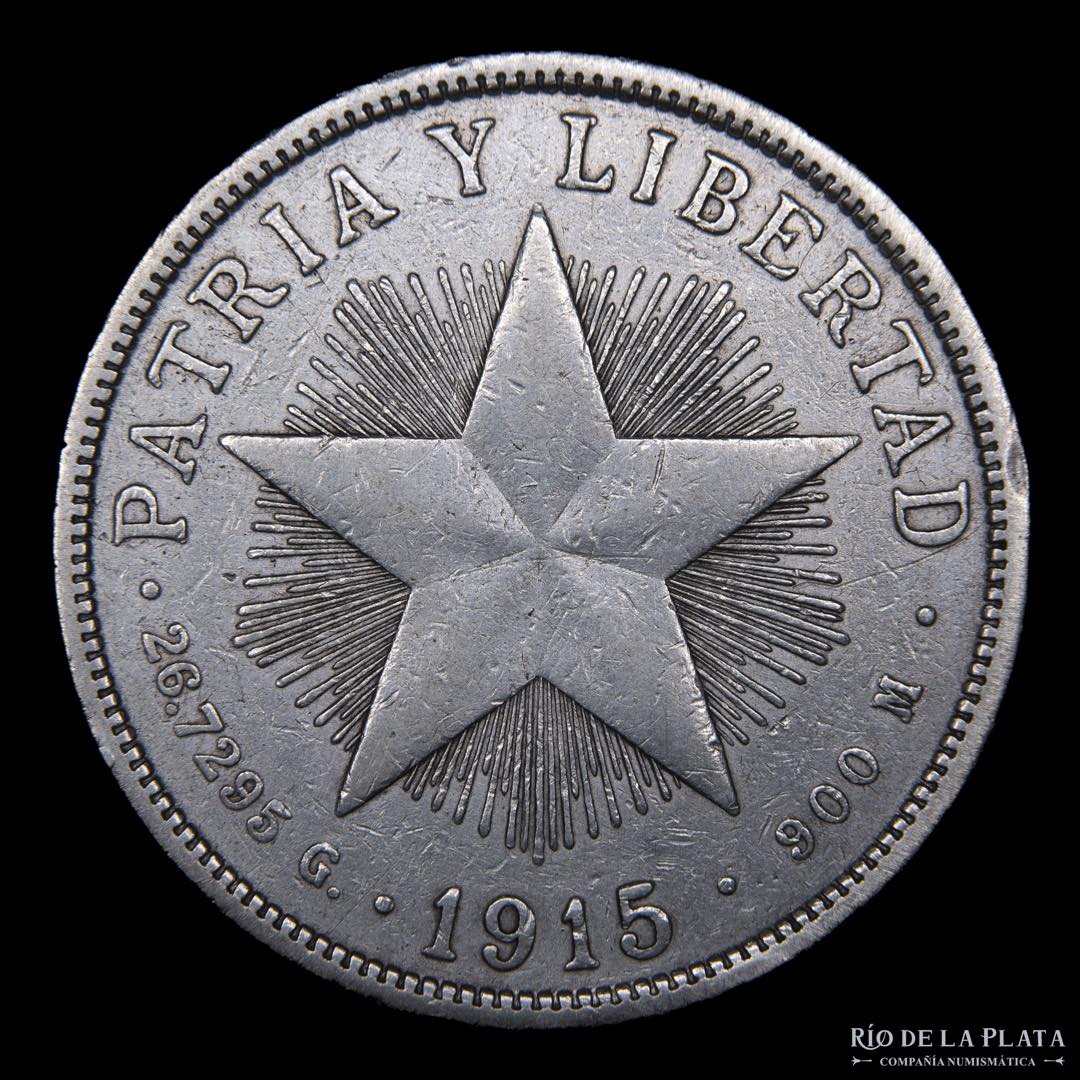 Cuba. 1 Peso 1915. ... 