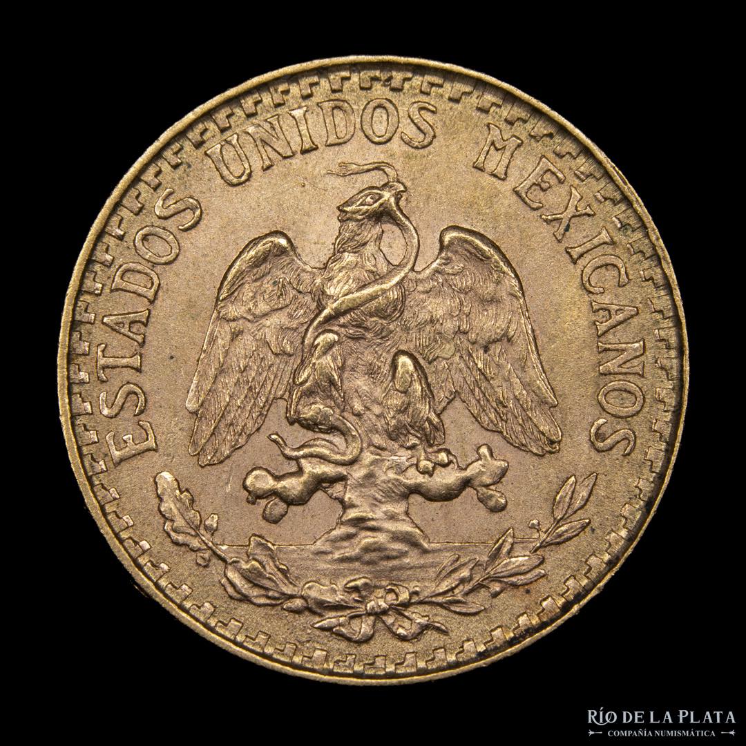 México. 2 Pesos 1945. AU.900; 13mm; 1.66g. ... 