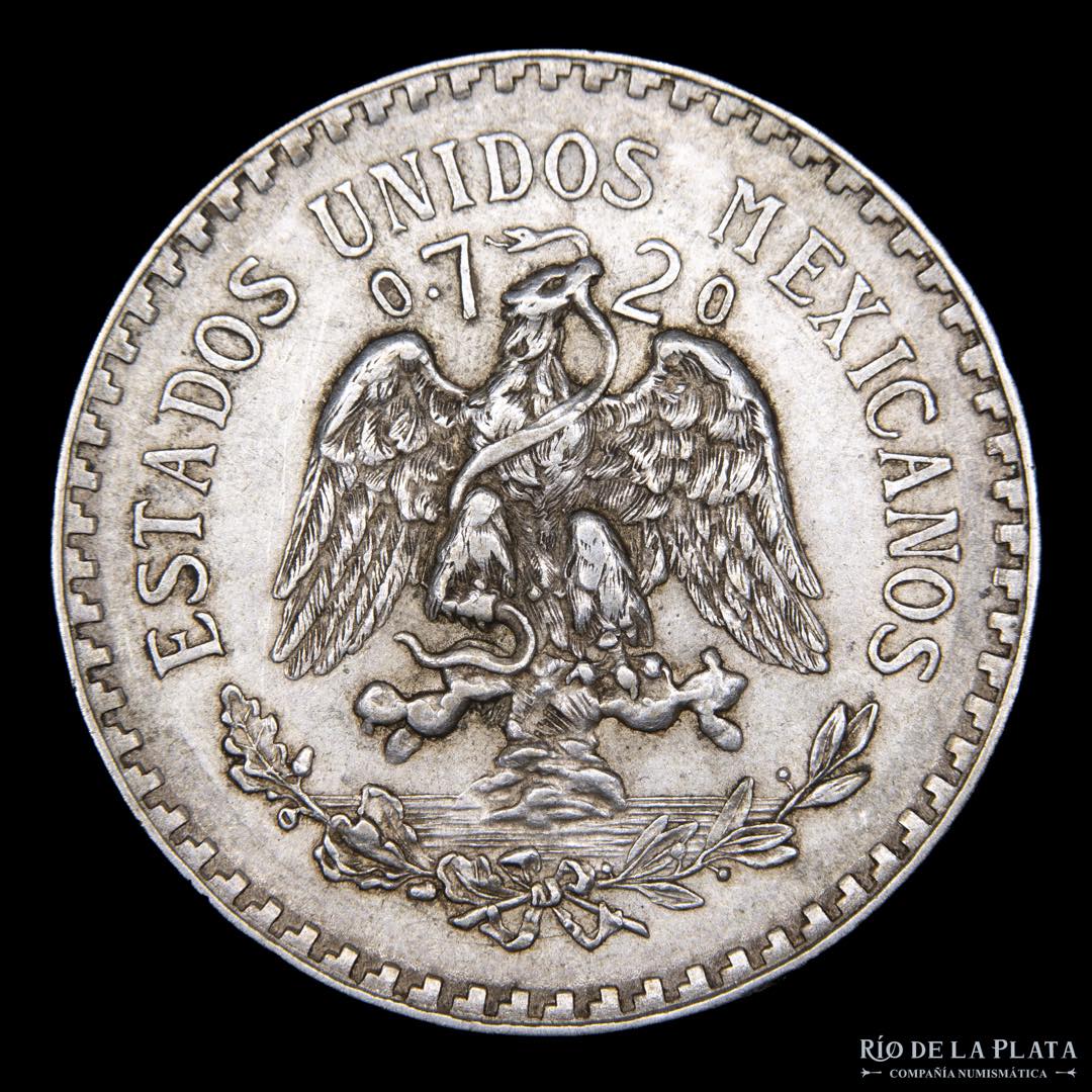 México. 1 Peso 1933. AG.720; 34.0mm; 16.6g; ... 