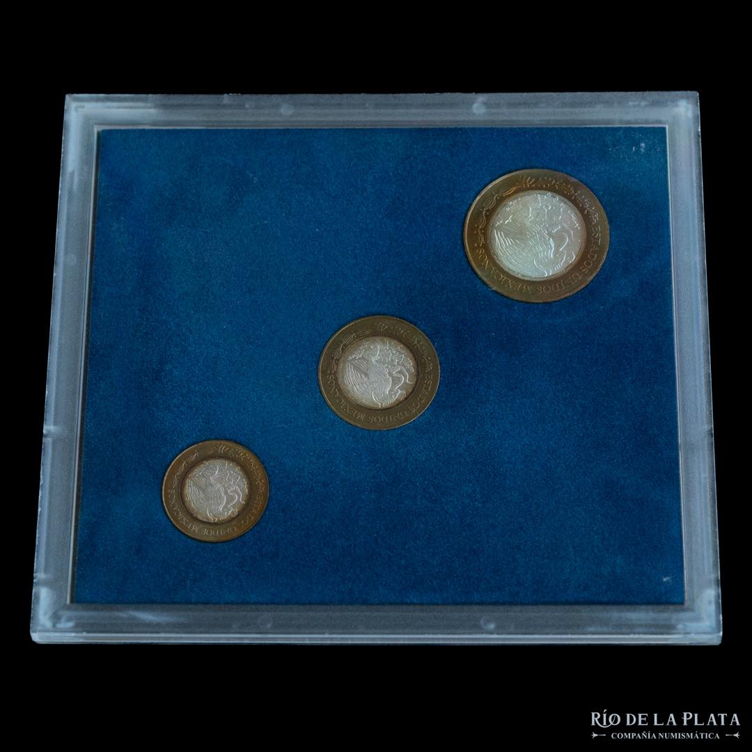 México. 1993. Mint Set. 3 Monedas. 10, 20 y ... 
