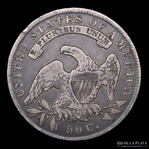 USA. Half Dollar 1835. Cupped Bust. Canto ... 