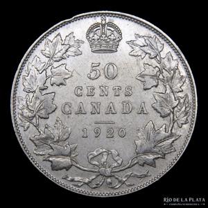 Canadá. 50 Cents 1920. ... 