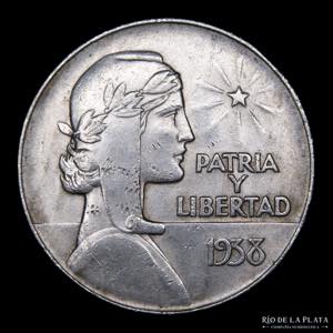 Cuba. 1 Peso ABC 1938. ... 