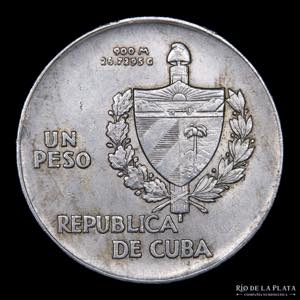 Cuba. 1 Peso ABC 1938. AG.900; 38.0mm; ... 