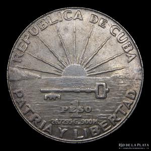 Cuba. 1 Peso 1953. Centenario de José ... 