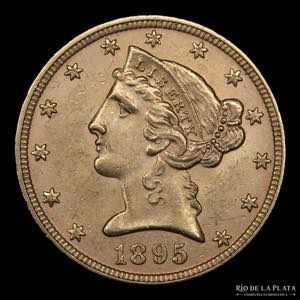 USA. 5 Dollars 1895. ... 