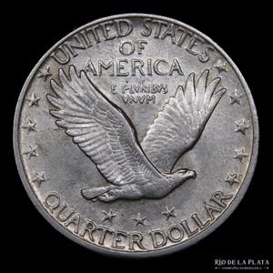 Estados Unidos. 25 Cents Standing Liberty ... 