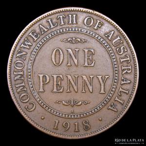 Australia. 1 Penny 1918. ... 