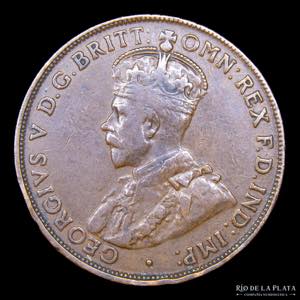 Australia. 1 Penny 1918. Calcutta mint. ... 