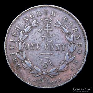 British North Borneo. 1 Cent 1887. CU, ... 