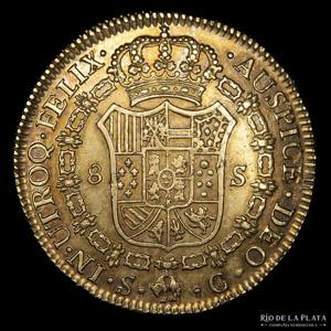 España. Carlos III. 8 Escudos 1786 SC. ... 