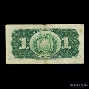 Bolivia. Banco Nacional. 1 Boliviano 1911. ... 