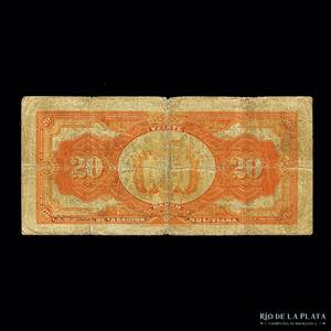Bolivia. Banco Nacional. 20 Bolivianos 1911. ... 