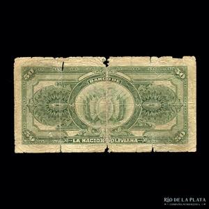 Bolivia. Banco Nacional. 50 Bolivianos 1911. ... 