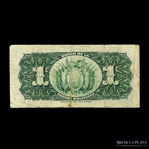 Bolivia. Banco Central. 1 Boliviano 1911. ... 