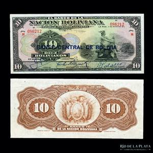 Bolivia. Banco Central. 10 Bolivianos 1911. ... 