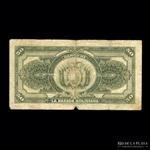 Bolivia. Banco Central. 50 Bolivianos 1911. ... 