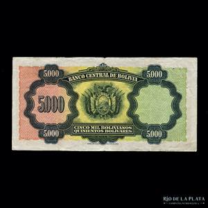 Bolivia. Banco Central. 5.000 Bolivianos ... 