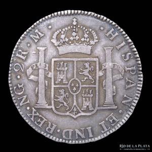 Guatemala. Carlos IV (1789-1808) 2 Reales ... 