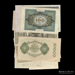 Alemania. Lote x 10 Reichsbanknote 1910-1923 ... 