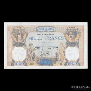 Francia. 1000 Francs ... 