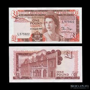 Gibraltar. 1 Pound 1988. Pick 20 (UNC)