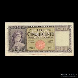 Italia. 500 Lira 1947. ... 