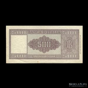 Italia. 500 Lira 1947. Pick 80 (VF+)