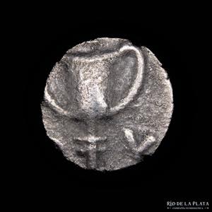 Thebes, Boeotia (395-340BC) AR Obol. 12.0mm; ... 