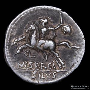 Roman Republic. M. Sergius Silus 116-115BC, ... 