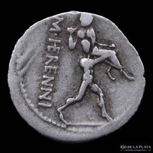 Roman Republic. M. Herennius 108-107BC. AR ... 