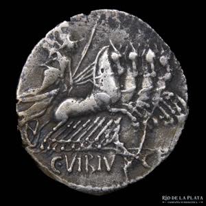 Roman Republic. C. Vibius C.F. Pansa 90BC, ... 