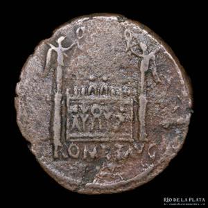 Tiberius (14-37AD) AE As. Rome mint. 25.5mm; ... 