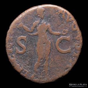 Claudius (41-54AD) AE As. Rome mint (Struck ... 