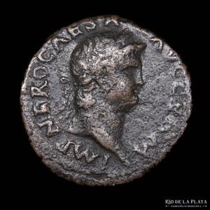 Nero (54-68AD) AE As, ... 