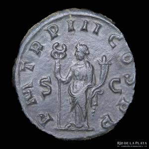 Philip I Arab (244-249AD) AE Sestertius, ... 
