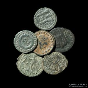 Rome. Licinius (308-324AD). Lot x 5 coins, ... 