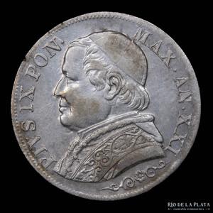 Papal States. Pius IX (1846-1870) 1 Lira ... 