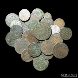 Papal States. Lot of 28 Papal coins, many ... 