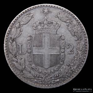 Italy (Kingdom) Umberto I (1878-1900) 2 Lire ... 