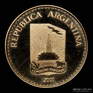 Argentina. 5 Pesos 2001. ... 