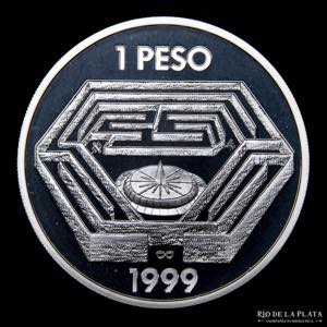 Argentina. 1 Peso 2006. 20º Aniversario ... 