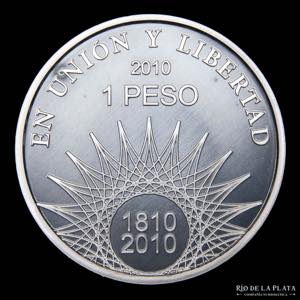 Argentina. 1 Peso 2010. Bicentenario. Mar ... 