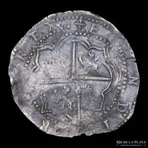 Potosí. Felipe II (1574-1598) 8 reales ... 