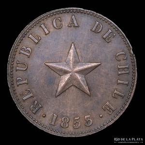 Chile. 1 Centavo 1853. ... 