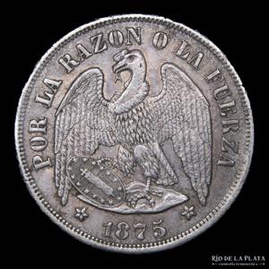 Chile. 1 Peso 1875 So. ... 